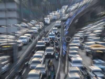 Sektor Transportasi Penyumbang Terbesar Polusi Udara Jakarta | ANTARA Foto