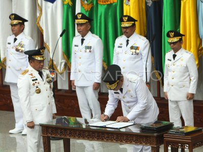 Mendagri Lantik Sembilan Penjabat Gubernur | ANTARA Foto