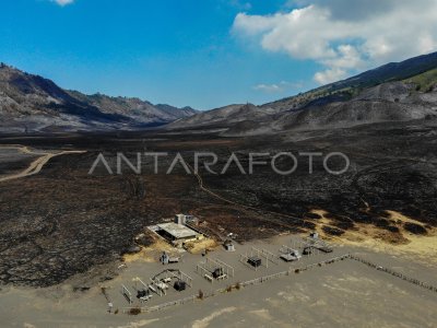 Kebakaran Hutan Dan Lahan Gunung Bromo Padam | ANTARA Foto