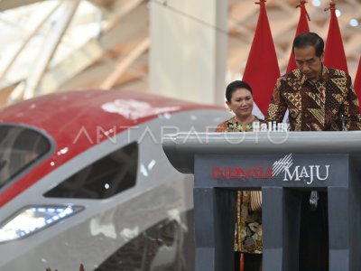 Presiden Resmikan Kereta Cepat Jakarta-Bandung | ANTARA Foto