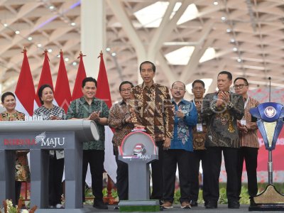 Presiden Resmikan Kereta Cepat Jakarta-Bandung | ANTARA Foto