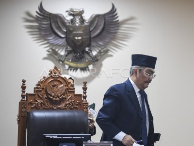 Sidang Dugaan Pelanggaran Kode Etik Hakim Konstitusi | ANTARA Foto