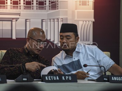 Jelang Pengundian Nomor Urut Capres-Cawapres Pilpres 2024 | ANTARA Foto