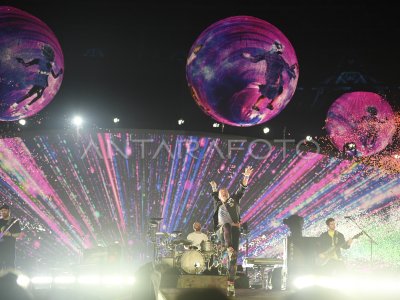 Konser Coldplay Di Jakarta | ANTARA Foto