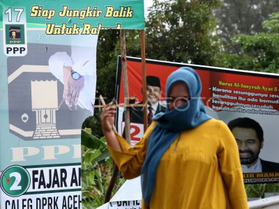 Perusakan APK pemilu 2024