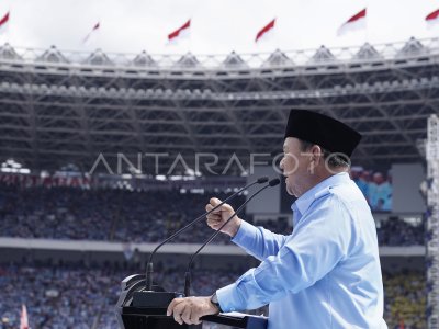 Kampanye Akbar Terakhir Prabowo-Gibran Di Jakarta | ANTARA Foto