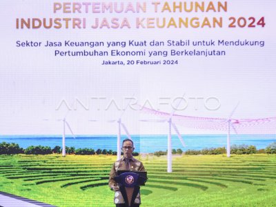 Pertemuan Tahunan Industri Jasa Keuangan 2024 | ANTARA Foto