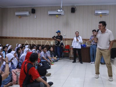 Sosialisasi Pencegahan Perundungan Di Sekolah | ANTARA Foto