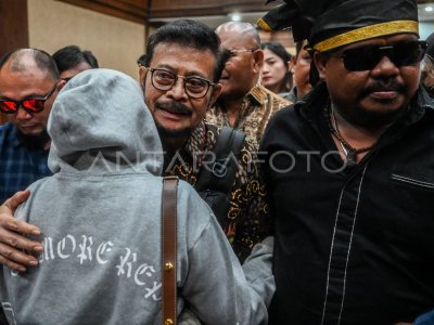 Pemeriksaan Syahrul Yasin Limpo | ANTARA Foto