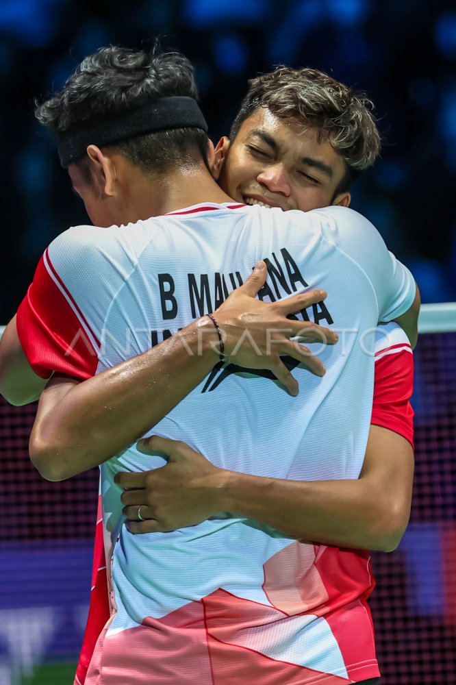 BAGAS-FIKRI JUARA ALL ENGLAND 2022 | ANTARA Foto