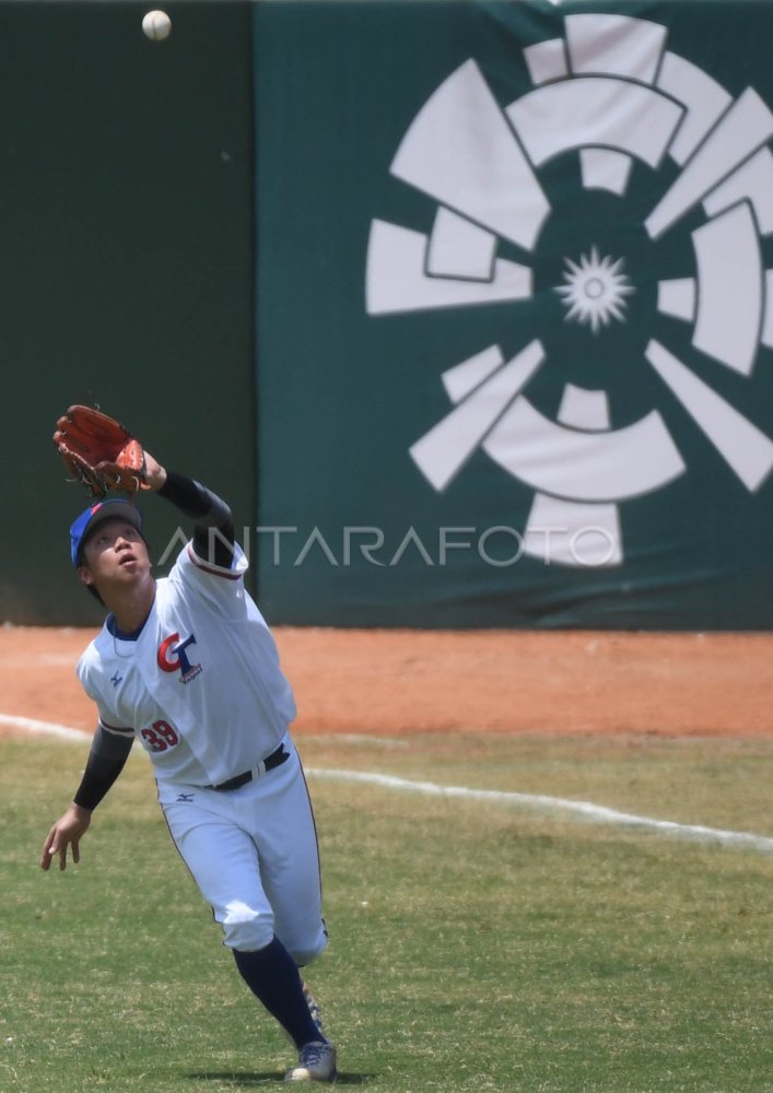 BASEBALL CINA VS CHINESE TAIPEI ANTARA Foto