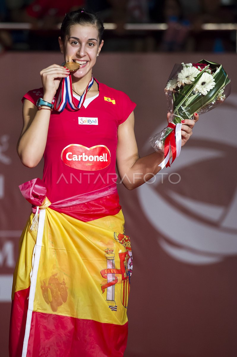 CAROLINA MARIN JUARA DUNIA | ANTARA Foto