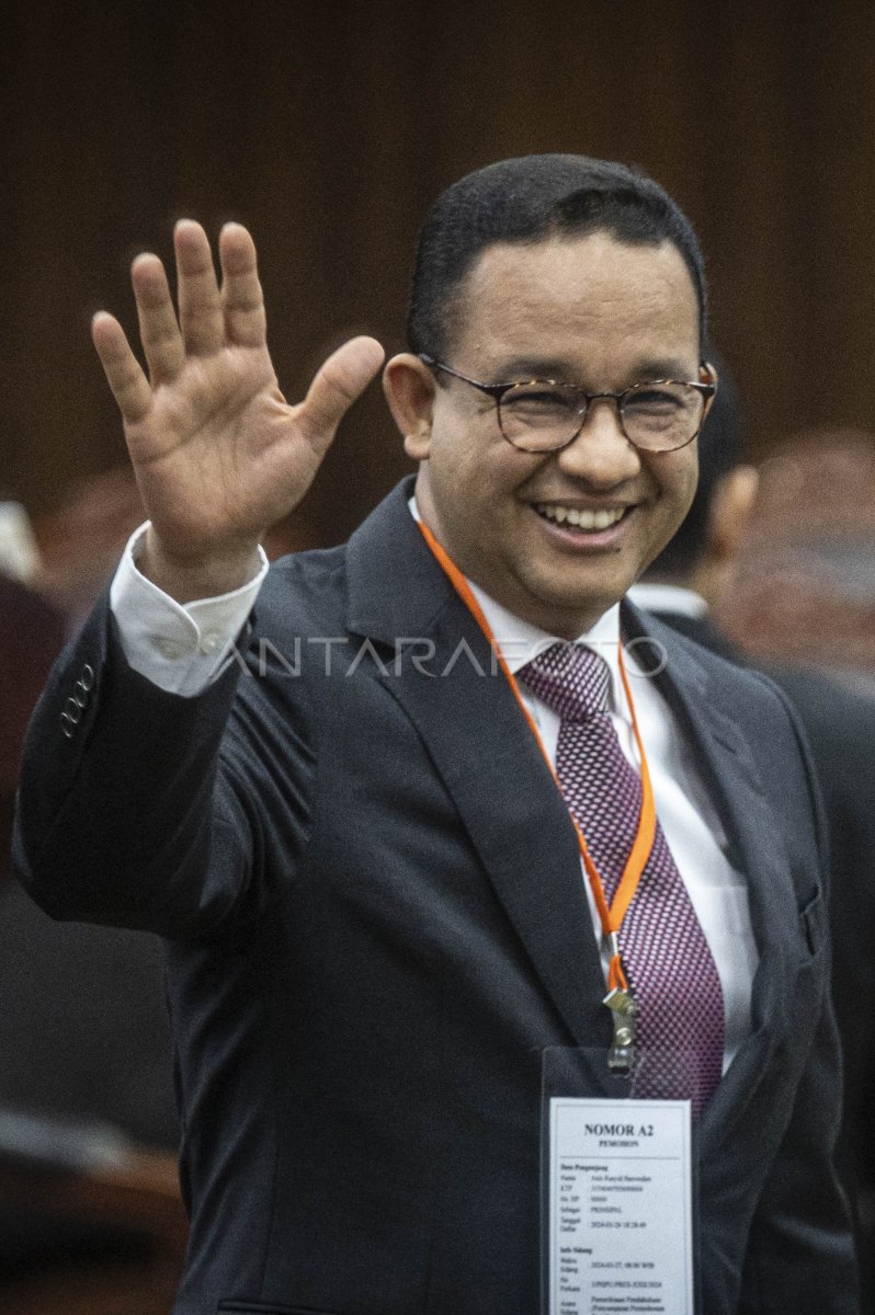 Sidang Perdana Perselisihan Hasil Pilpres 2024 Antara Foto