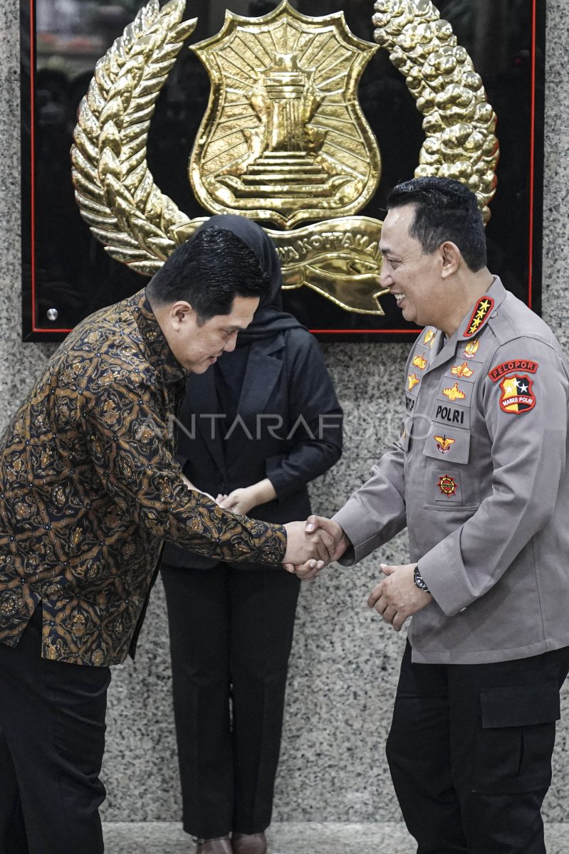 Audiensi Ketum PSSI dengan Kapolri