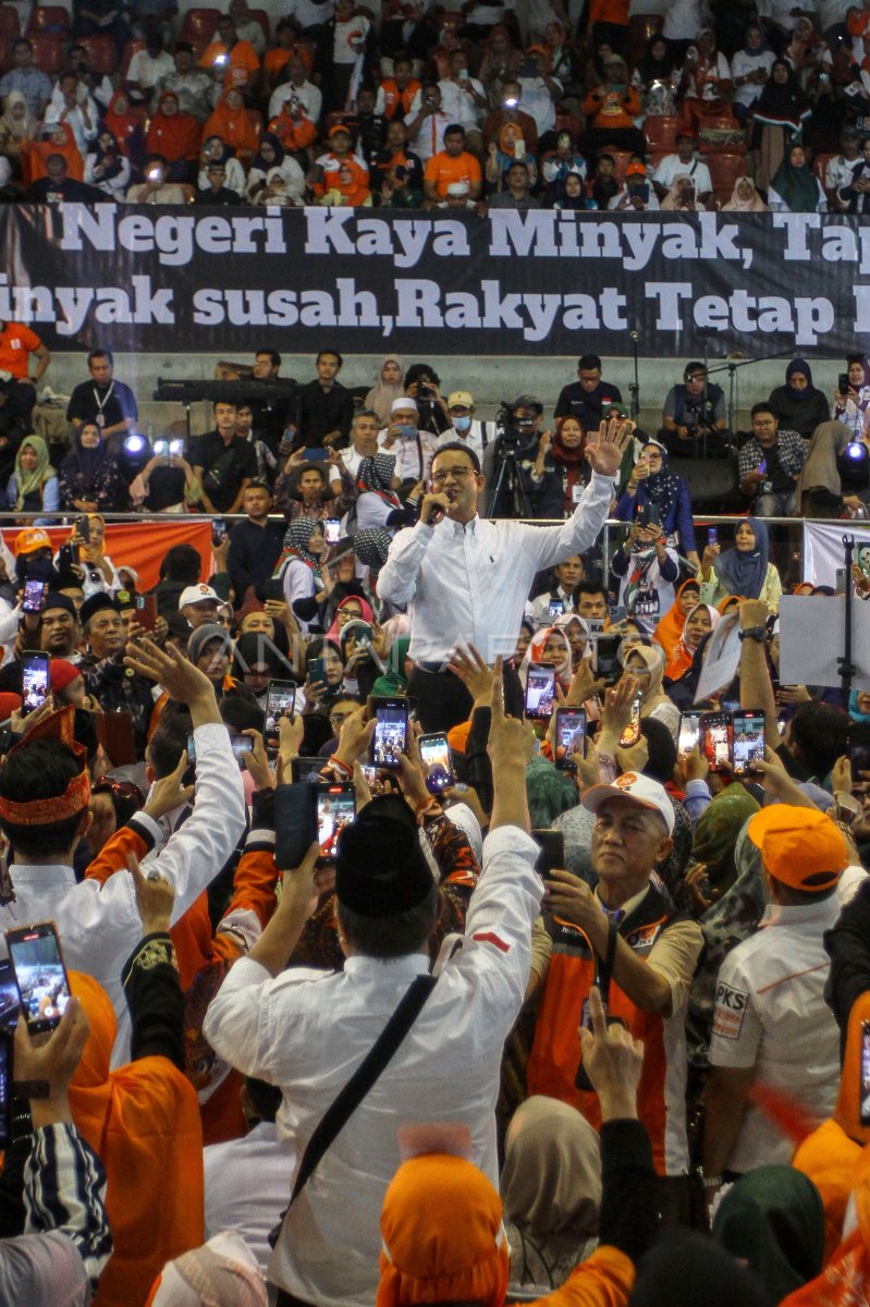 Kampanye Anies Baswedan di Pekanbaru | ANTARA Foto