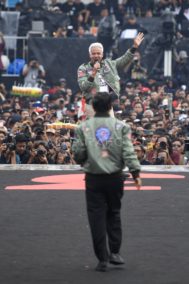 Kampanye Akbar Terakhir Ganjar Mahfud Di Semarang Antara Foto