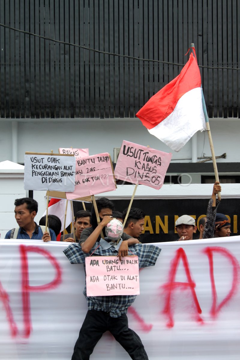 Pengusutan Dugaan Korupsi Dinsos Bekasi Antara Foto