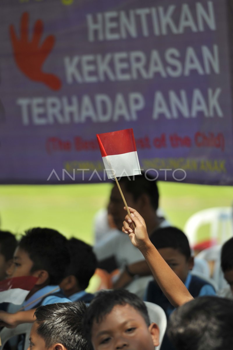 GERAKAN ANTI KEKERASAN ANAK | ANTARA Foto