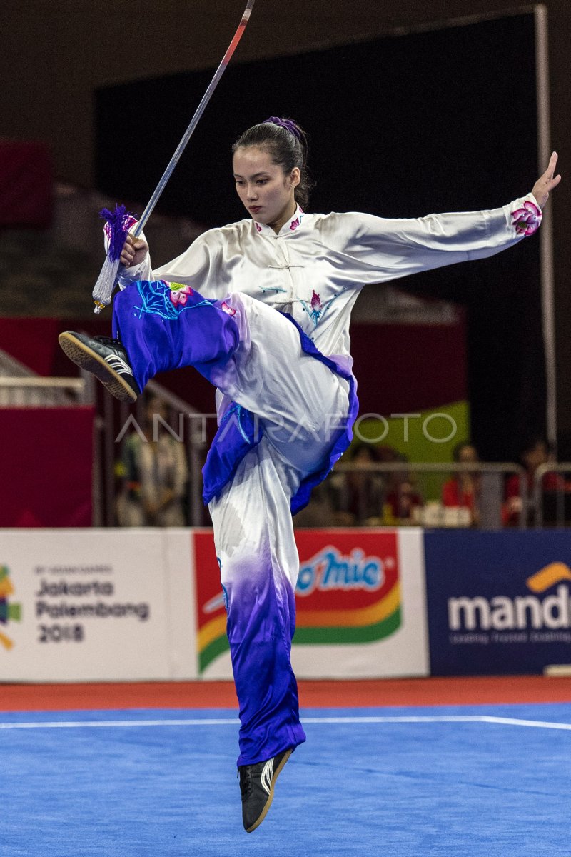 Wushu Taijijian Putri Filipina Antara Foto