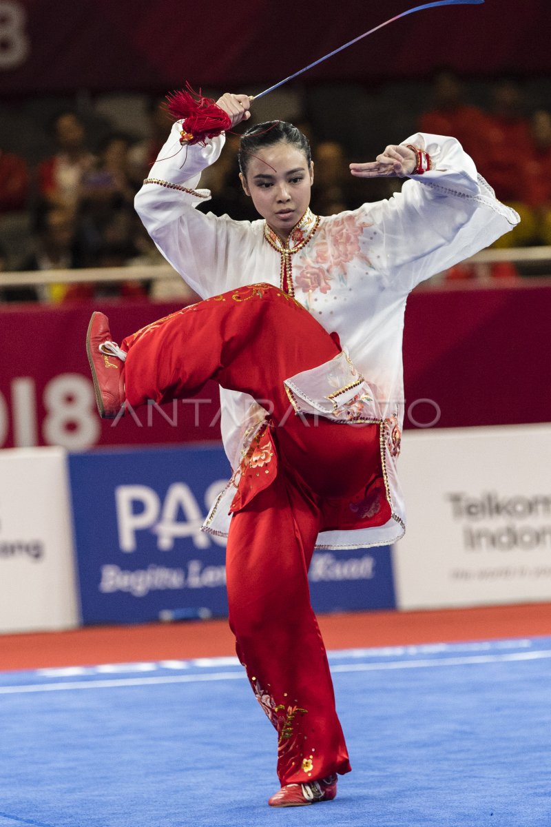 Wushu Taijijian Putri Indonesia Antara Foto