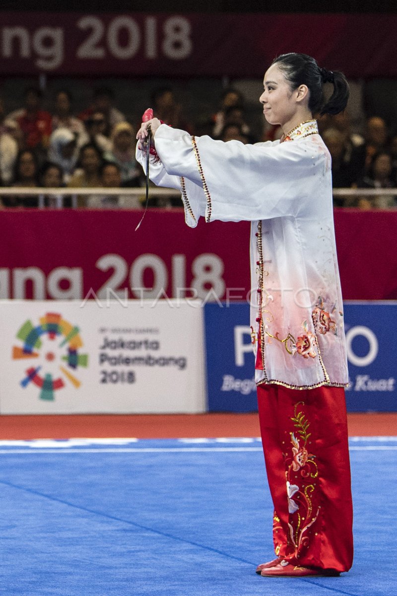 Wushu Taijijian Putri Indonesia Antara Foto