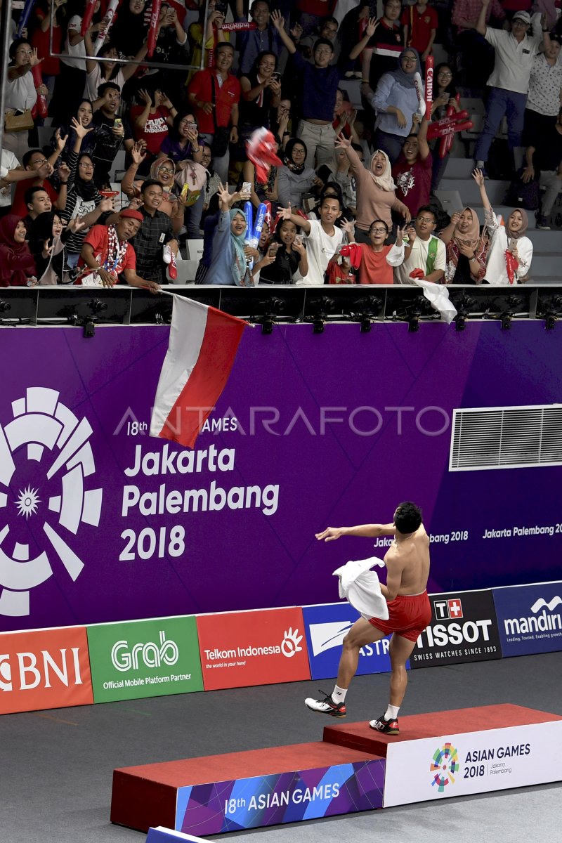 Bulu Tangkis Semifinal Tunggal Putra Antara Foto