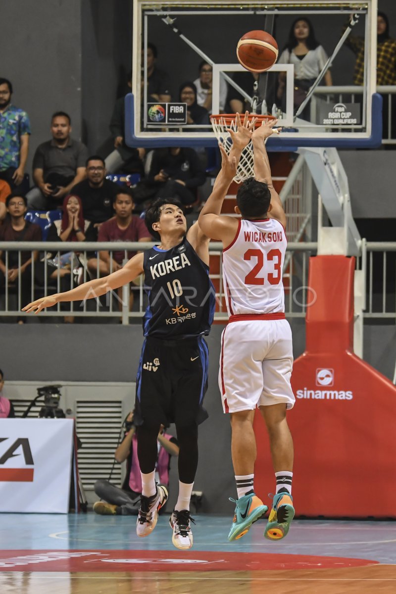 KUALIFIKASI FIBA ASIA CUP 2021: INDONESIA VS KORSEL | ANTARA Foto