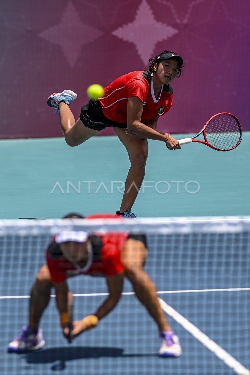 Tenis Ganda Putri Indonesia raih medali perak SEA Games 2023