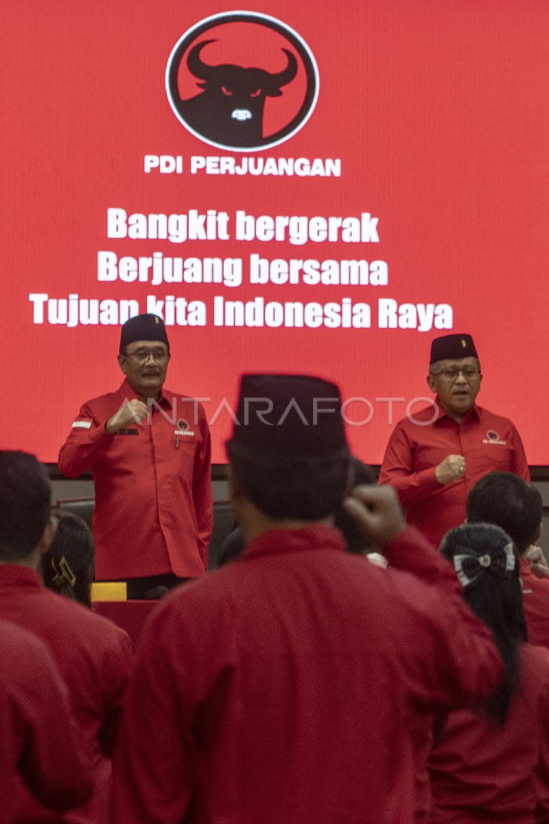 Pelatihan Jurkam Pdip Jelang Kampanye Pemilu 2024 Antara Foto