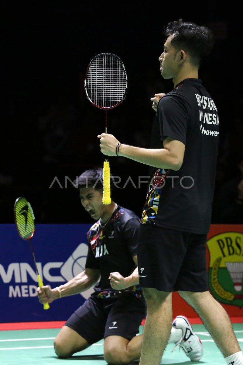 Ganda putra Indonesia Juara BNI Master 2023