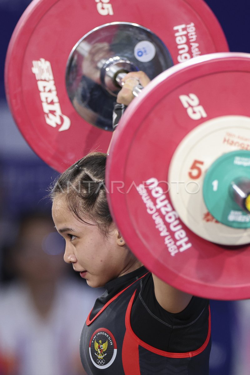 Angkat Besi Putri 55 Kilogram Asian Games 2022 Antara Foto