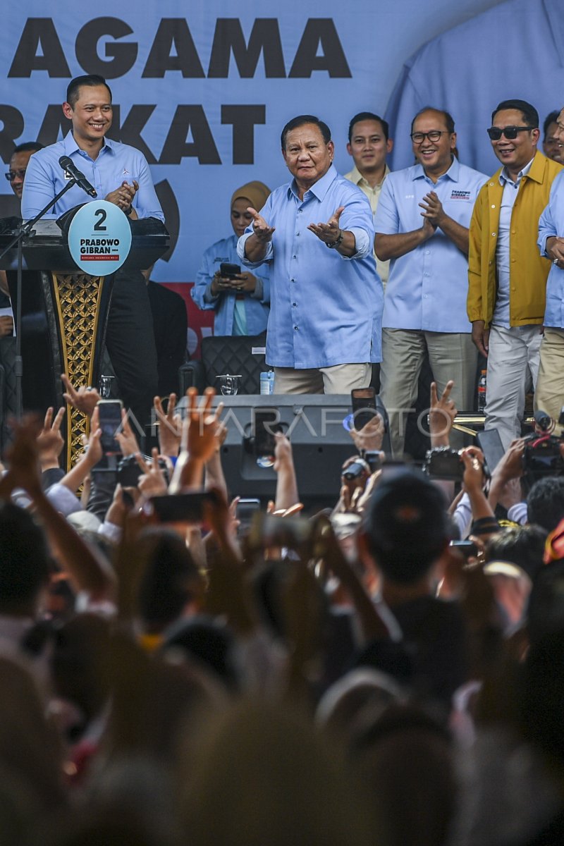 Kampanye Perdana Prabowo Subianto Di Tasikmalaya | ANTARA Foto