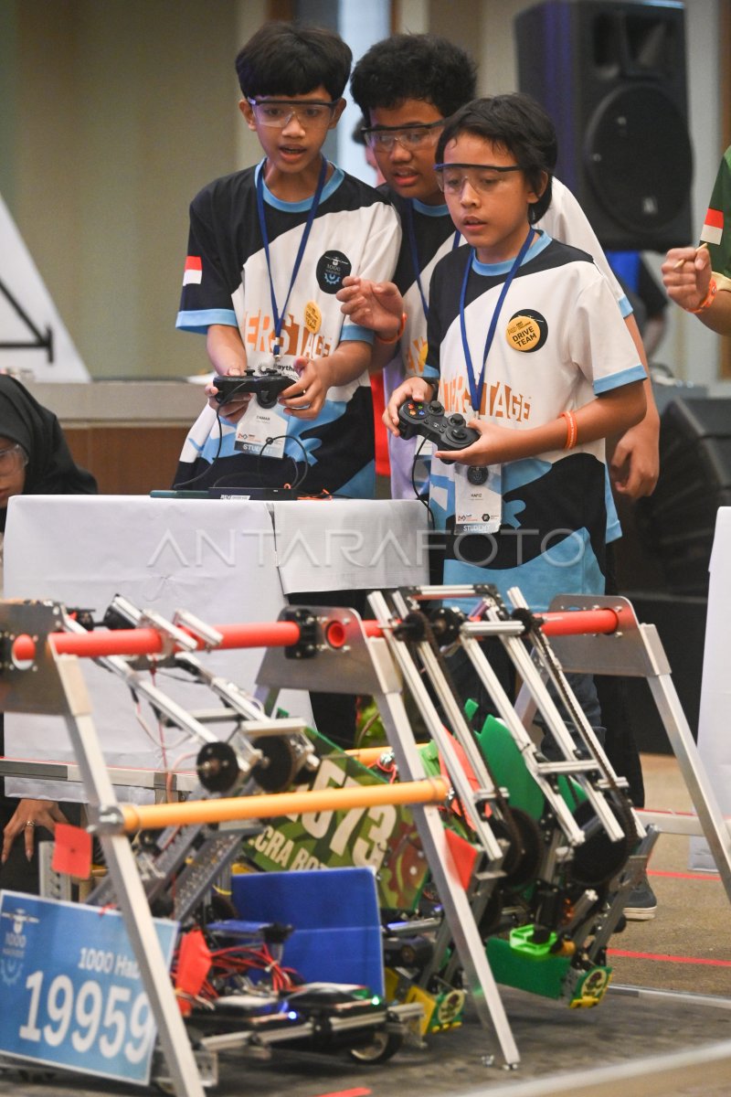 Kompetisi robotik Internasional FTC 2024 ANTARA Foto