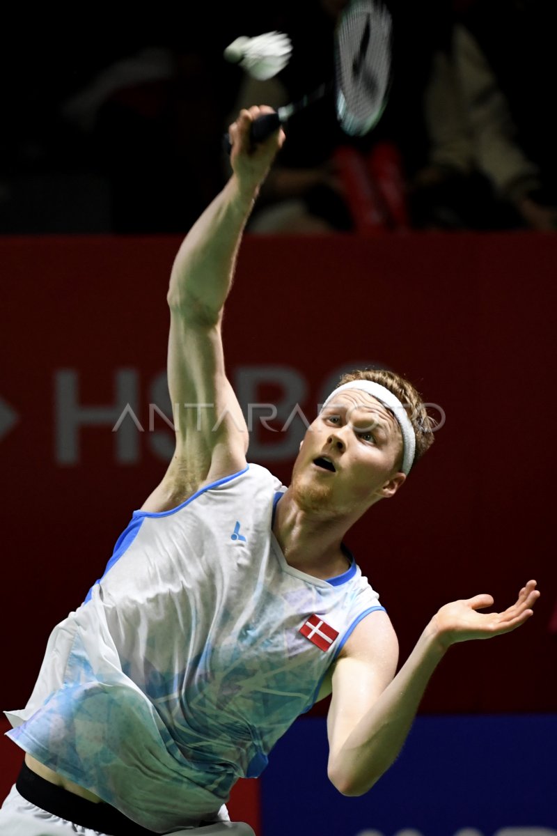 Anders Antonsen Juara Tunggal Putra Indonesia Masters 2024 | ANTARA Foto