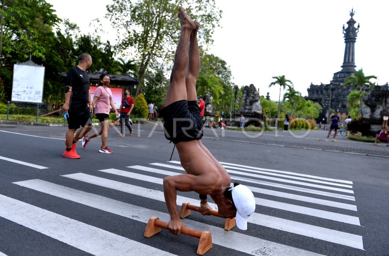 HARI BEBAS KENDARAAN BERMOTOR DI DENPASAR | ANTARA Foto