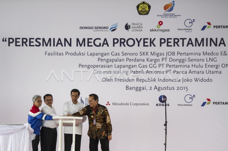 PERESMIAN MEGA PROYEK PERTAMINA | ANTARA Foto