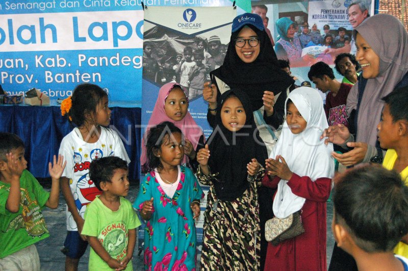 TRAUMA HEALING KORBAN TSUNAMI SELAT SUNDA | ANTARA Foto