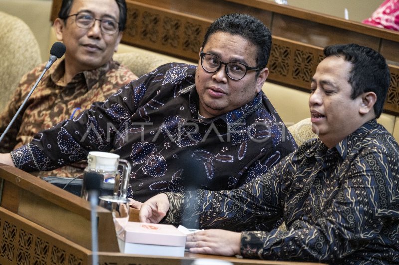 RDP RANCANGAN PERATURAN BAWASLU | ANTARA Foto