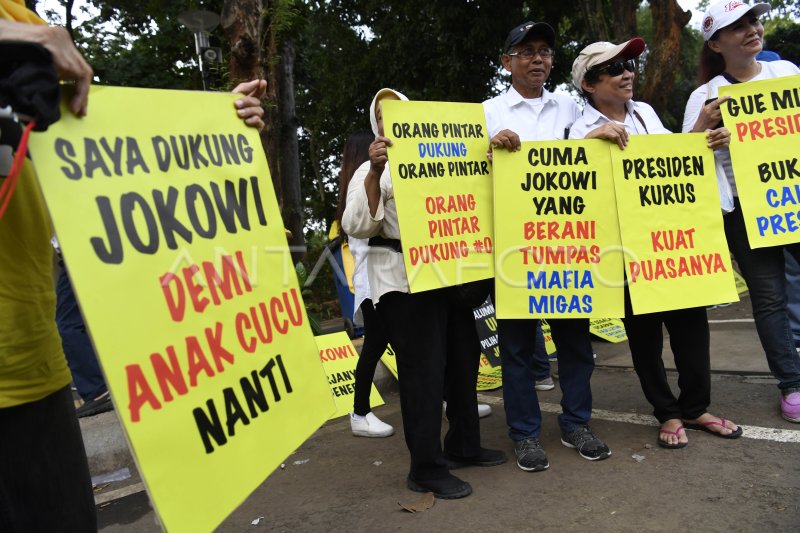 Jokowi Hadiri Deklarasi Dukungan Antara Foto