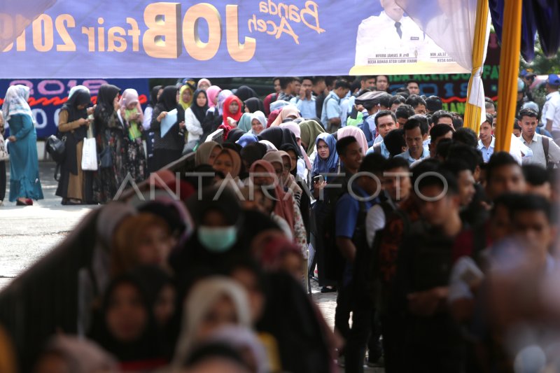 Jumlah Pengangguran Terbuka Menurun Antara Foto