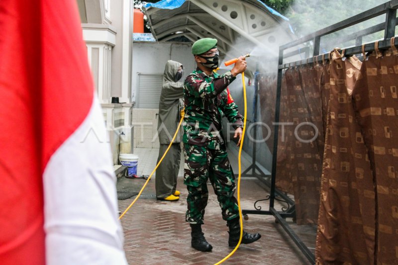 Sinergi Tni Dan Polri Perangi Covid Antara Foto