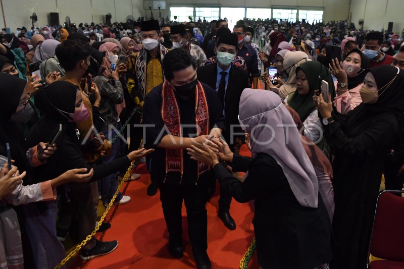 KULIAH UMUM ERICK THOHIR | ANTARA Foto