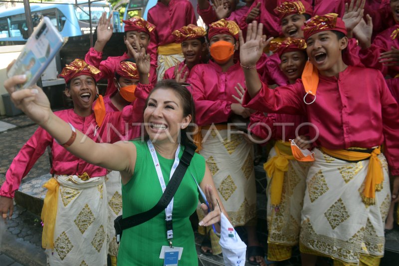 DELEGASI GPDRR KUNJUNGI SEKOLAH SIAGA BENCANA | ANTARA Foto