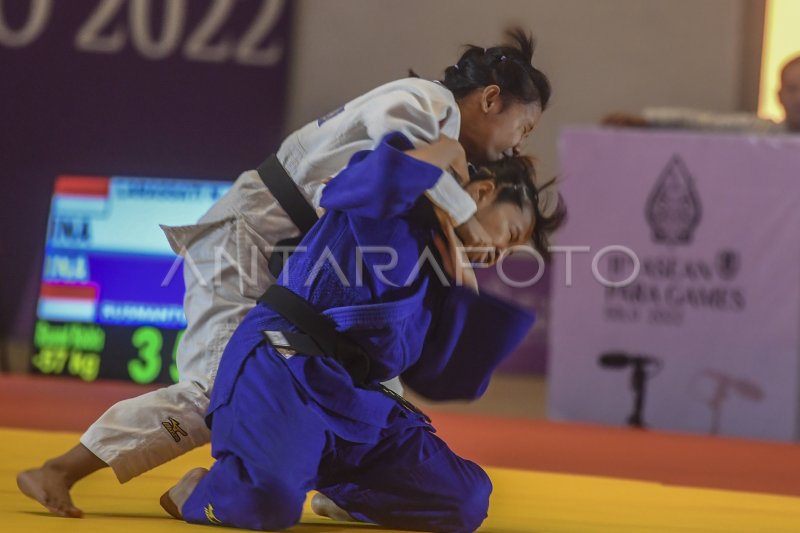 Gian Nita Raih Emas Judo Tunanetra Apg 2022 Antara Foto