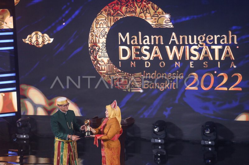 MALAM ANUGERAH DESA WISATA INDONESIA 2022 | ANTARA Foto