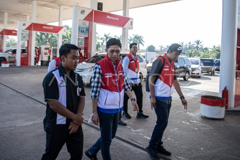 PERTAMINA PATRA NIAGA SUMBAGSEL PASTIKAN STOK BBM MENCUKUPI | ANTARA Foto