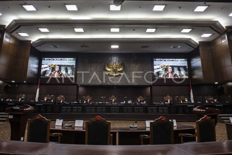 Sidang Uji Formil Dan Materiil Uu Cipta Kerja Antara Foto