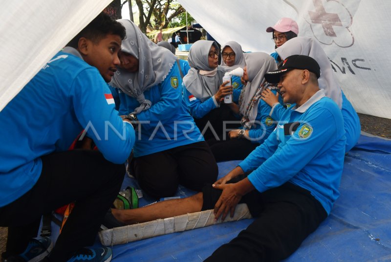 Siaga Bencana Berbasis Masyarakat PMI Madiun | ANTARA Foto