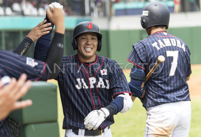 BASEBALL - THAILAND VS JEPANG | ANTARA Foto