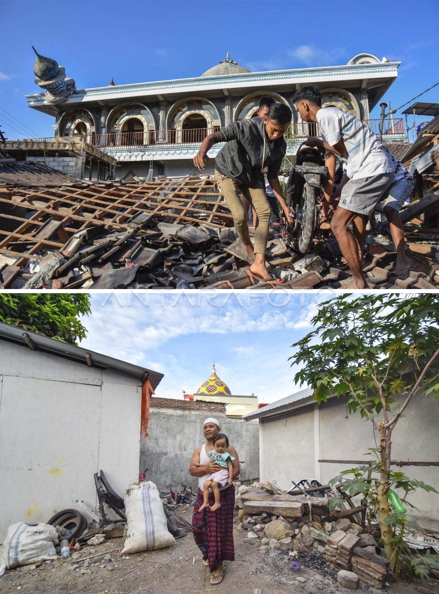 DUA TAHUN BENCANA GEMPA LOMBOK | ANTARA Foto